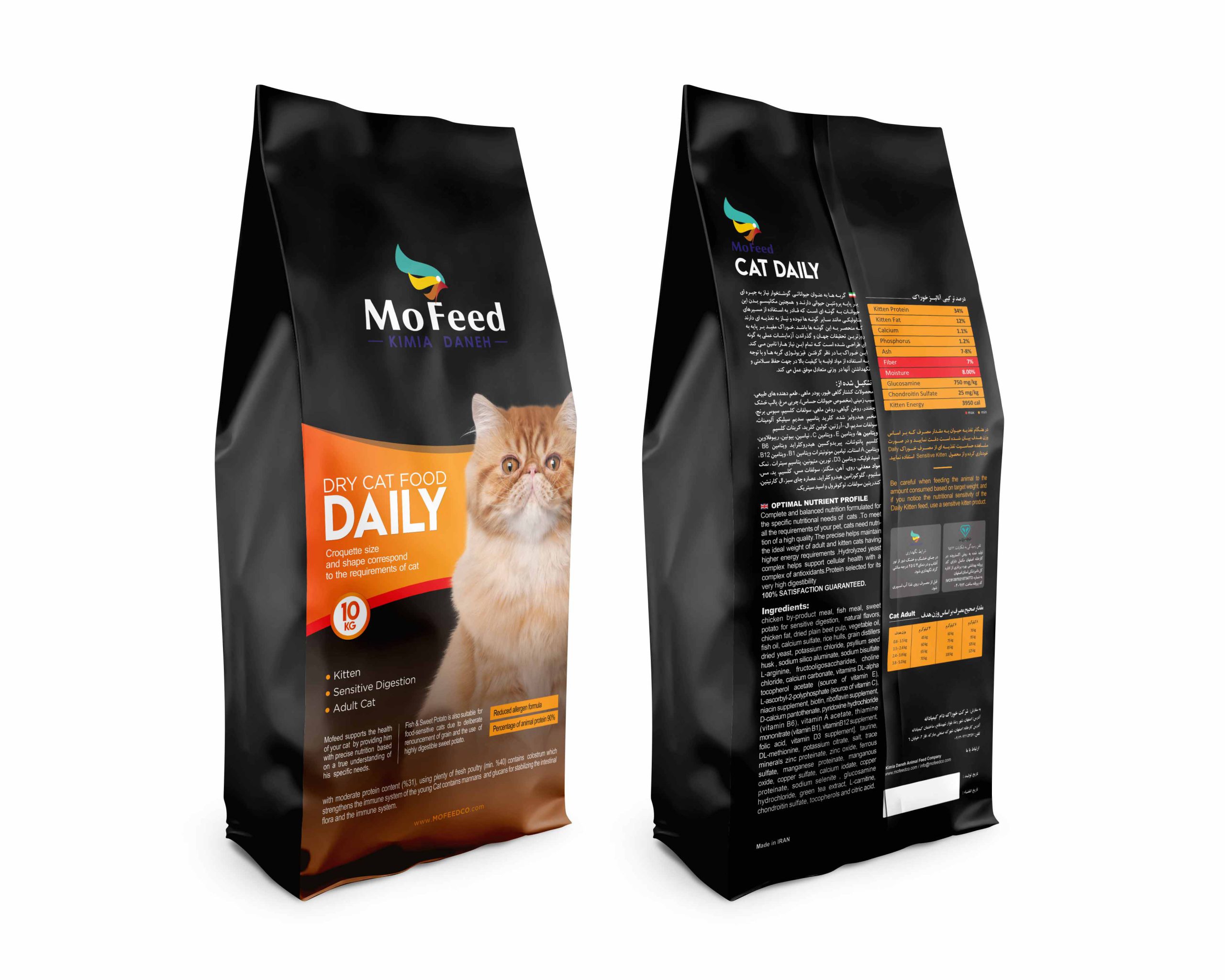 غذای خشک گربه روزانه مفید